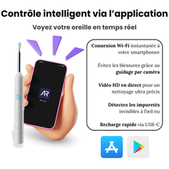 Otoscope nettoyeur d'oreilles